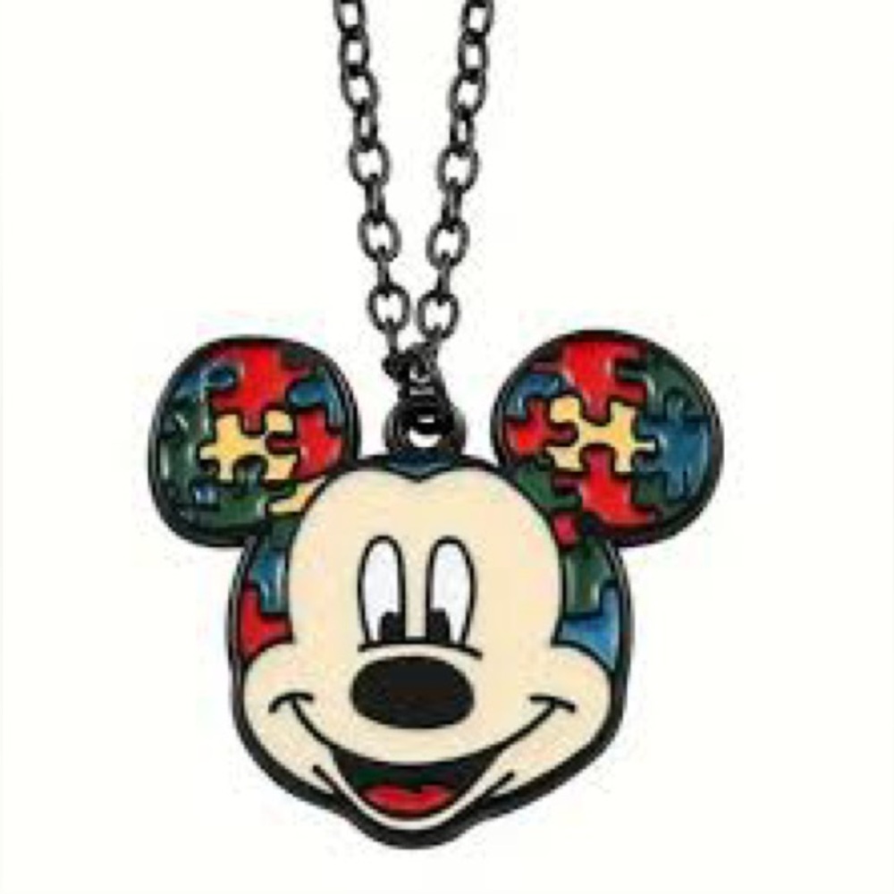 Mickey Mouse Puzzle Necklace